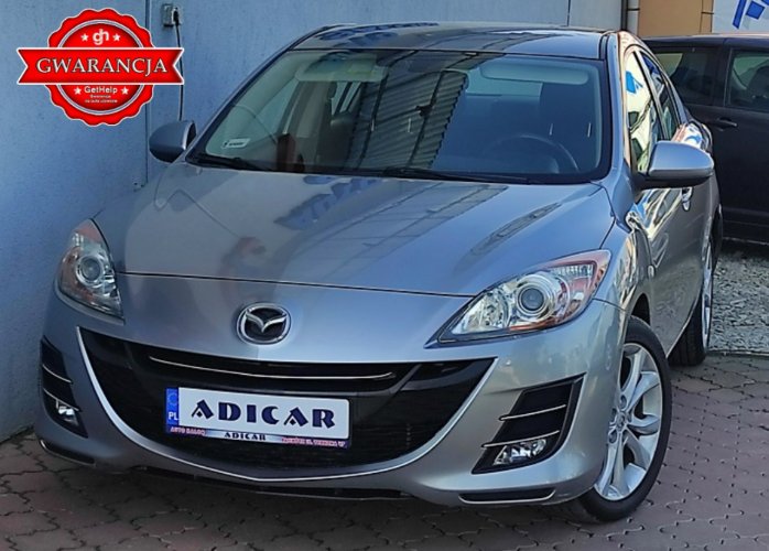 Mazda 3 klimatronik, tempomat, 6-biegów, Isofix, alu, zarejestrowany II (2009-2013)