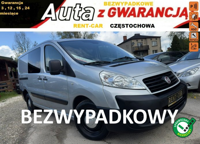 Fiat Scudo 2.0D 6-Osób Holenderka Opłacony Bezwypadkowy Klima Serwis GWARANCJA24M