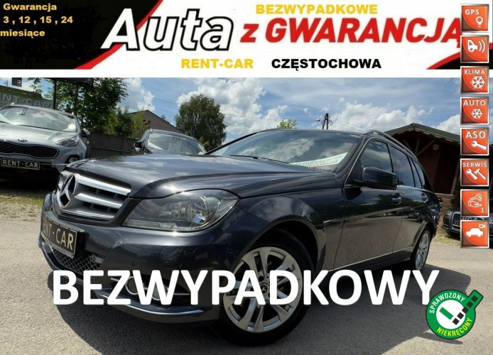 Mercedes C 180 2.2D*Avantgarde OPŁACONY Bezwypadkowy Navi Kamera Serwis GWARANCJA 24M W204 (2007-2014)