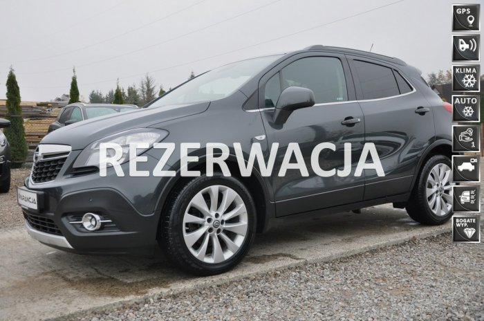 Opel Mokka salon polska*nawi*100% bezwypadkowa*bluetooth*pół skóra*kamera cofania I (2012-2019)