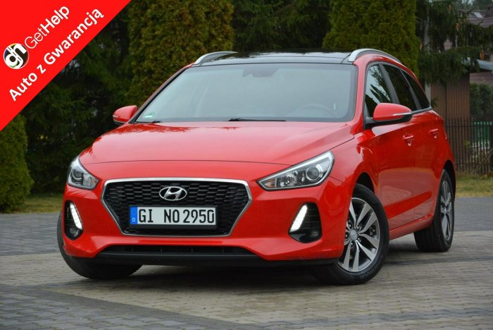 Hyundai i30 Panorama Ledy Duża Navi Kamera Asystent pasa Parktronic III (2017-)