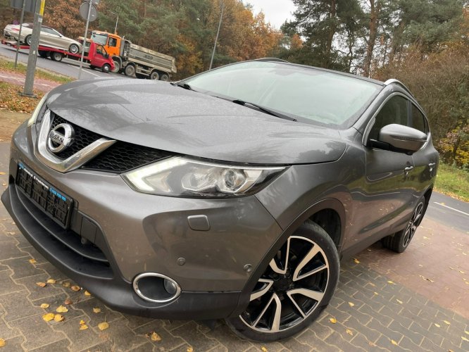 Nissan Qashqai 130KM TEKNA+ AUTOMAT Najbogatszy Opłacony Kamera Navi Panorama Skóra II (2013-2021)