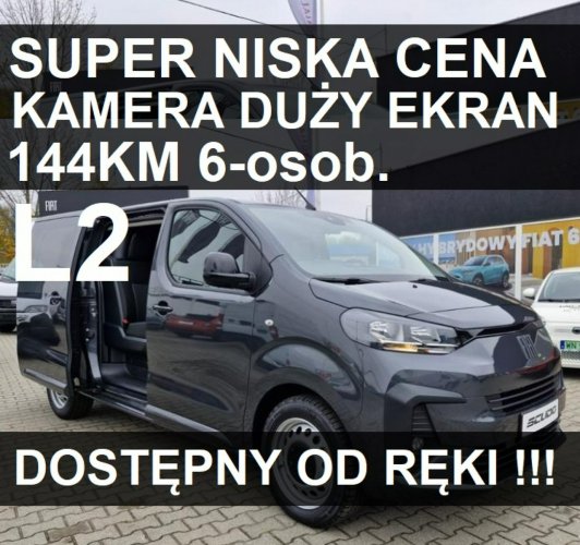 Fiat Scudo Nowe Scudo 6-os. L2 144KM Super Niska Cena od ręki Kamera