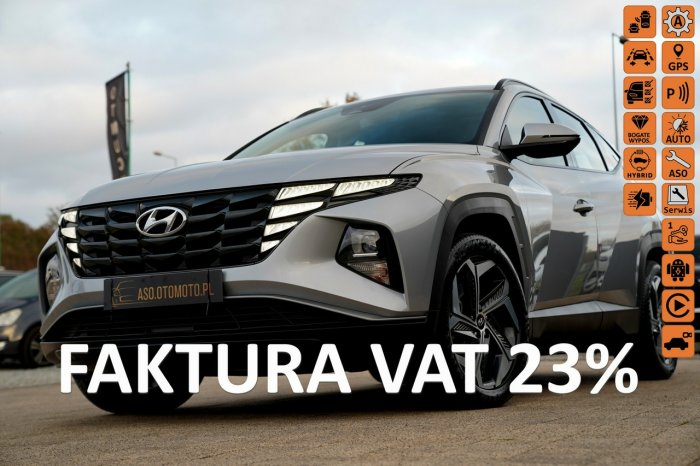 Hyundai Tucson PHEV 180+85 KM skóra NAWI kamera 4x4 parktronik ADC pełna elek.zamiana IV (2020-)