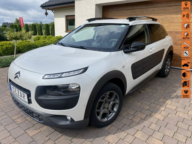 Citroen C4 Cactus 1.2 benzyna biała perła kamera bezwypadkowy tylko 102tyś.km I (2014-)