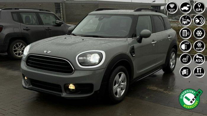 Mini Countryman 1.6 benz 116 koni full led bez wkładu finansowego bardzo mały przebieg