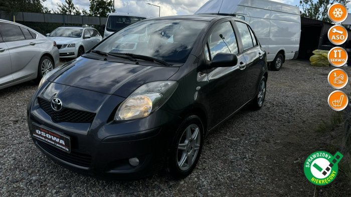 Toyota Yaris 1.3 vvti 87 KM klima podgrzewane fotele zadbana full serwis aso gwaran II (2005-2011)