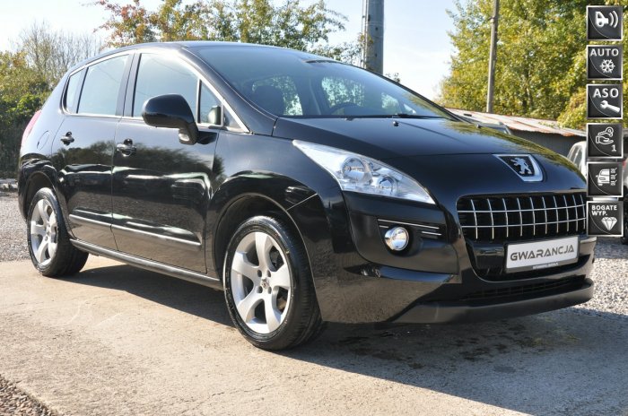 Peugeot 3008 klimatronic*gwarancja*alufelgi*jak nowy*pełna obsługa*nowe opony* I (2009-2016)