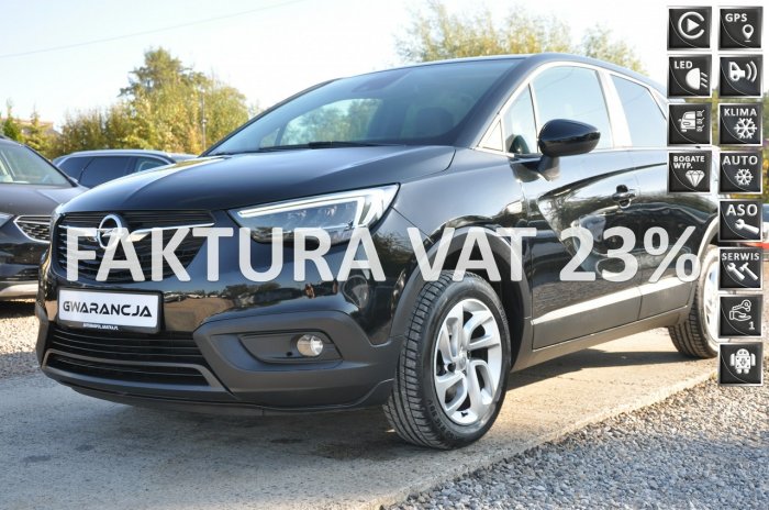 Opel Crossland X android auto*asystent pasa ruchu*bluetooth*full led*pół skóra*