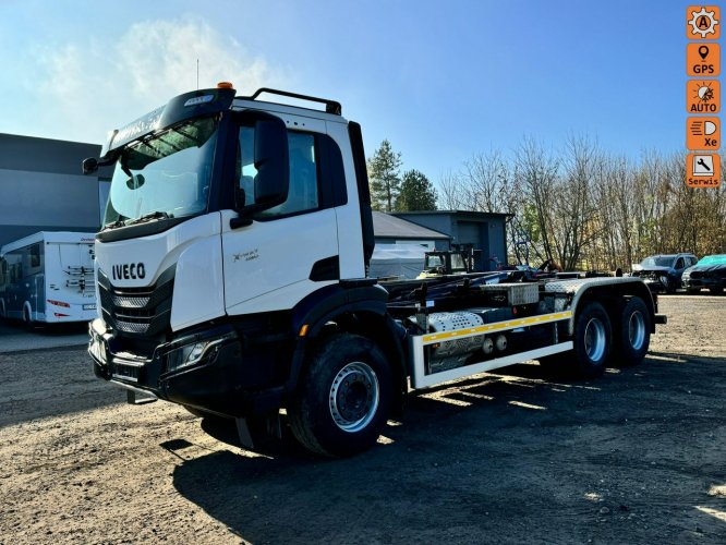 Iveco AD300XZ/P/HR Hakowiec*Automat*Oś Skrętna*6X4*Climatronic*CTSLift*Led