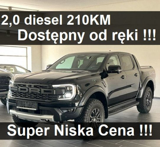 Ford Ranger Raptor Nowy Raptor 2,0 diesel 210KM Roleta elektr.  Super Niska Cena 3090zł