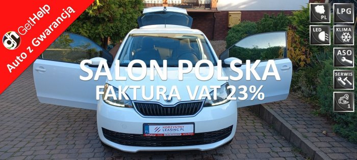 Škoda Citigo 1.0 MPI + Instalacja Gazowa Salon PL Ledy Klima Wersja Ambition FV23%