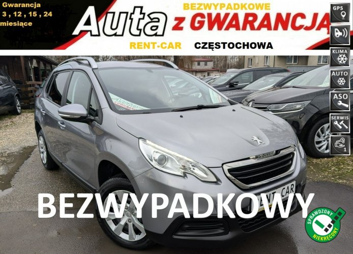 Peugeot 2008 1.2i*82PS*OPŁACONY*Bezwypadkowy*53.000km-Serwis VIP GWARANCJA24Miesiąc I (2013-2019)