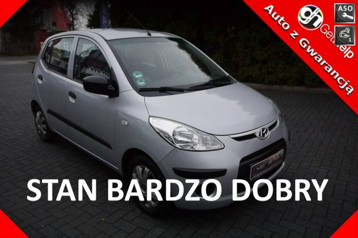 Hyundai i10 1.1b Stan b.dobry bez rdzy korozji bezwypadkowy z Niemiec Gwarancja 12 I (2008-2013)