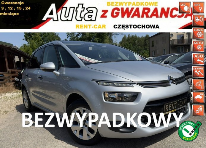 Citroen C4 Picasso 1.2i 130PS OPŁACONY Bezwypadkowy*95.000km*Navi Panoram Serwis GWARAN24 II (2013-)