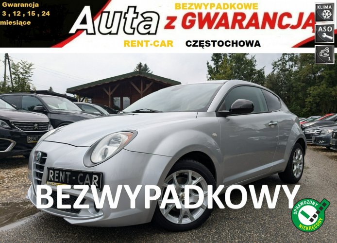 Alfa Romeo Mito 1.3JTDm 95PS OPŁACONY Bezwypadkowy Klimatyzacja Serwis GWARANCJA24M