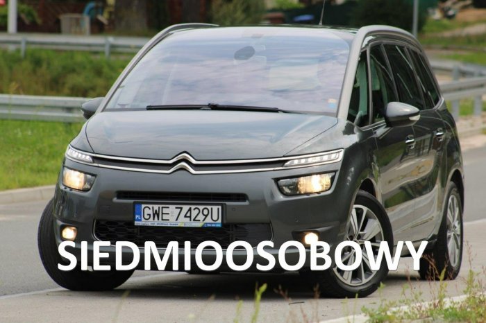 Citroen C4 Grand Picasso Gwarancja24*7OS*NAVI*KAMERA*CZUJNIKI*Kliamtronic*ALU*Rej. w PL II (2013-)