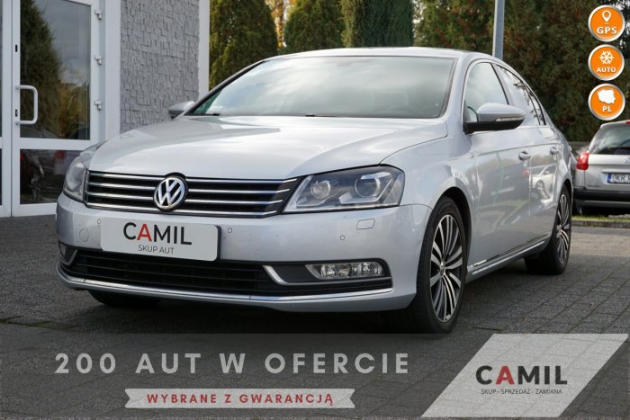 Volkswagen Passat z polskiego salonu, navi, start-stop, I rej. 03.2013r., zadbany, B7 (2010-2014)