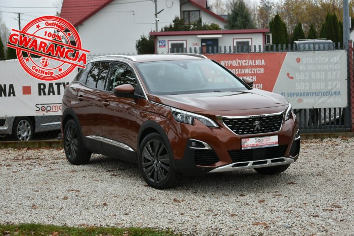 Peugeot 3008 1.2PureTech 130KM Manual 2017r. Skóra alu19 LED Virtual Kamera360 II (2016-)