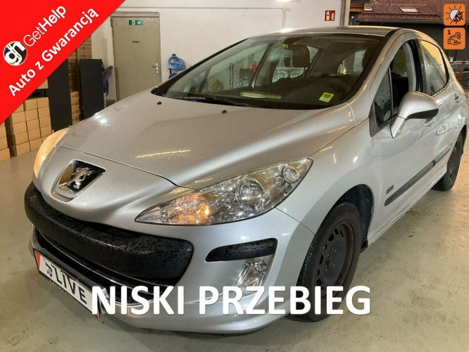 Peugeot 308 Benzyna, klimatyzacja, 9 airbag, światła dzienne, hak, drugie koła alu T7 (2008-2013)