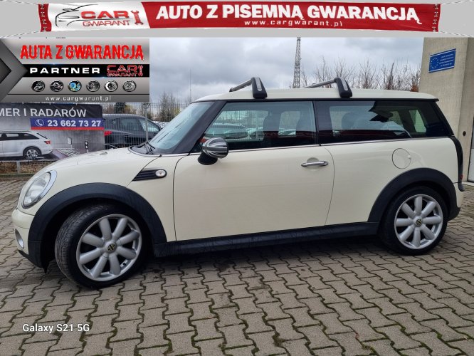 MINI Clubman I 1.6 HDI 109 KM półskóry 2 x szyberdach climatronic alu gwarancja