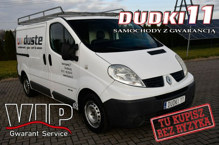 Renault Trafic 2,0dci DUDKI11 Klima,Hak,Parktronic,EL.szyby.Centralka, 3 Osobowe