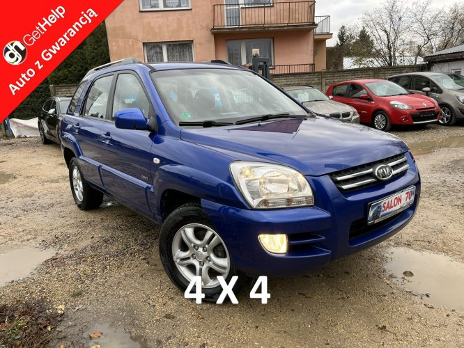 Kia Sportage 2.0 1wł 4x4 Skóry Climatronic Alu El szyby Bez Rdzy Stan BDB Bezwypadk II (2004-2010)