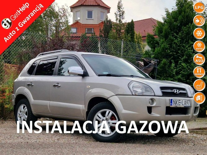 Hyundai Tucson *2.0*16V*Benzyna+LPG*2x4*Skóra*Klima*Stan.B.D*2xkpl.Kół I (2004-2010)