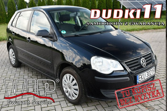 Volkswagen Polo 1,2Benz.Dudki11 Klima.El.szyby>Centralka,kredyt.OKAZJA IV FL (2005-2009)