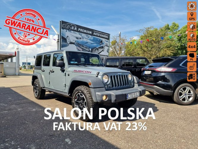 Jeep Wrangler 2.8 CRD 200 KM, Skóra, Automat, 4x4, Klima, Hard Top, Nawigacja, Tel III (2006-2018)