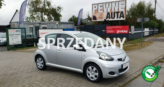 Toyota Aygo Bardzo zadbane autko/Sprawna klimatyzacja/2 komplety kół I (2005-2014)