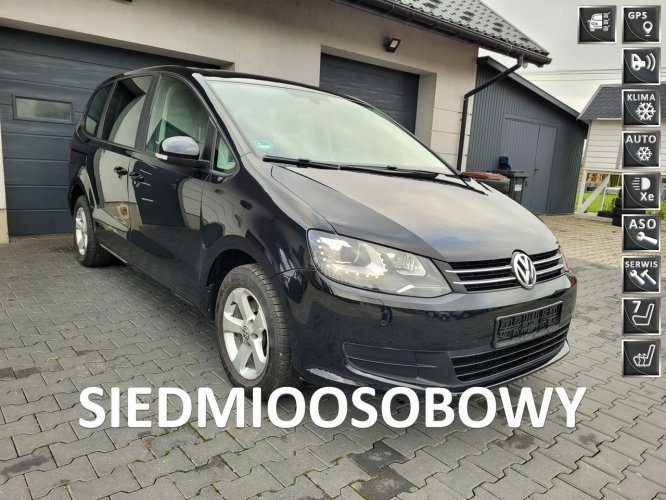 Volkswagen Sharan 7 osobowy*nawigacja*manual*led*xenon*HAK*opłacony II (2010-)