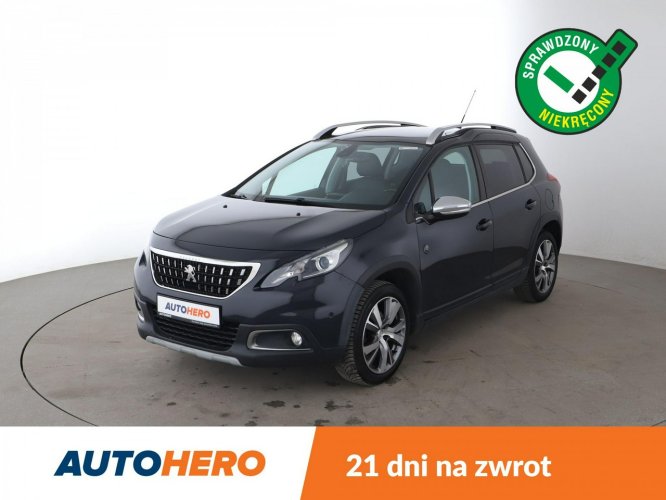 Peugeot 2008 Automat, panorama, skóa, navi, klima auto, kamera cofania I (2013-2019)