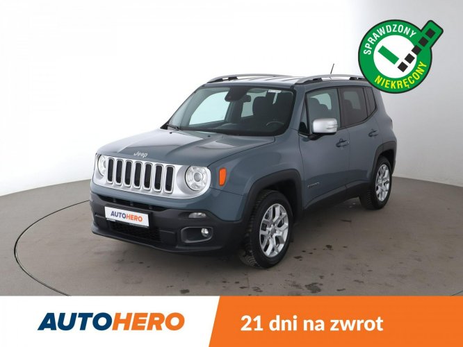 Jeep Renegade bi-xenon, klima auto, navi, grzane fotele, czujniki parkowania I (2014-)