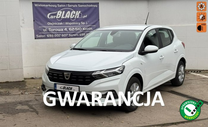 Dacia Sandero Pisemna Gwarancja 12 miesięcy III (2020-)