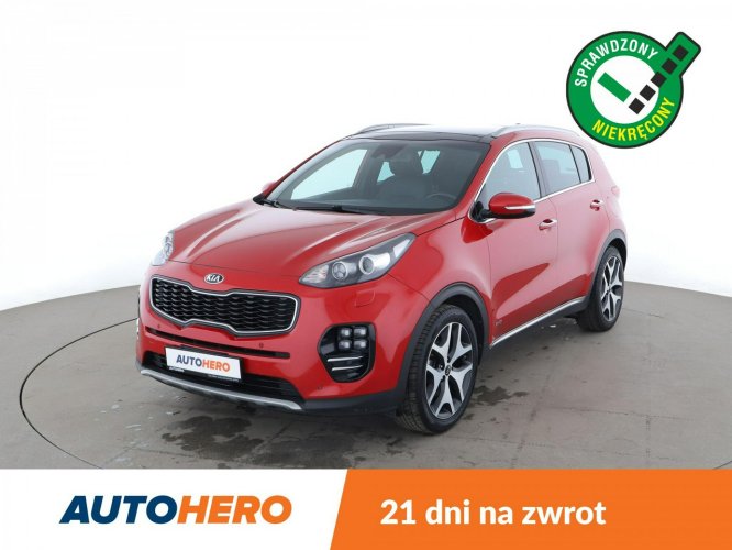 Kia Sportage GT Line, automat, 4x4, 177KM, skóra, panorama, navi, kamera i czujnki IV (2016-2021)