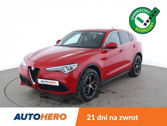 Alfa Romeo Stelvio 4x4, 280KM, skóra, navi, klima auto, LED, grzane fotele