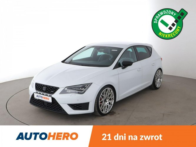 Seat Leon 280KM, full LED, navi, klima ato, czujniki parkowania III (2012-)