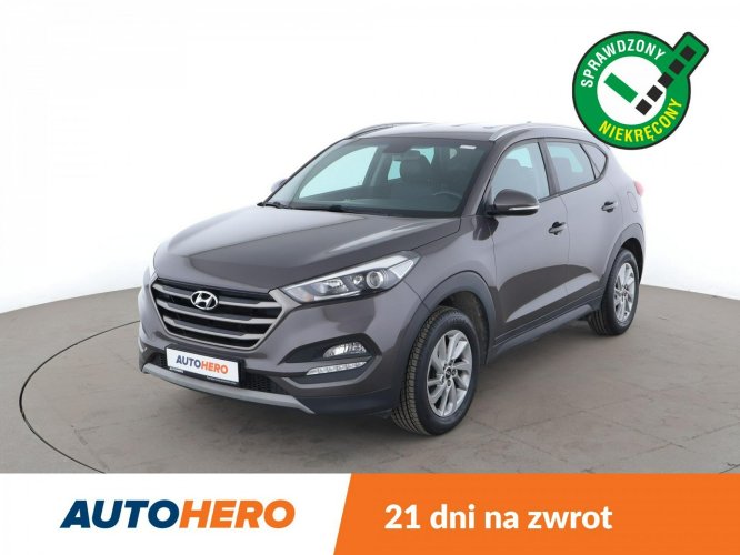 Hyundai Tucson skóra, navi, klima auto, kamera i czujniki parkowania, grzane fotele III (2015-2020)