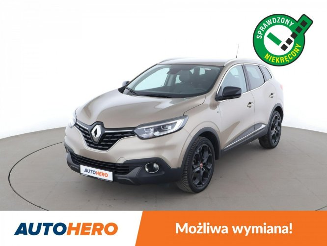 Renault Kadjar full LED, navi, klima auto, półskóra, kamera i czujniki parkowania I (2015-)