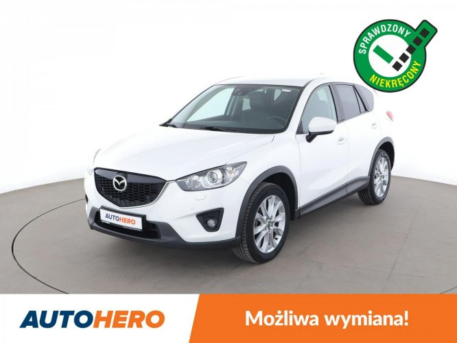 Mazda CX-5 Automat, 4x4, skóra, navi, bi-xenon, klima auto, grzane fotele I (2012-2017)