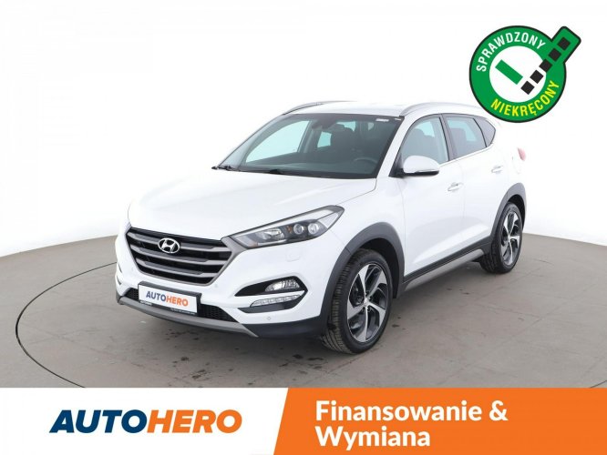 Hyundai Tucson automat 4x4 navi kamera 177KM hak grzane fotele Bluetooth FullLED III (2015-2020)