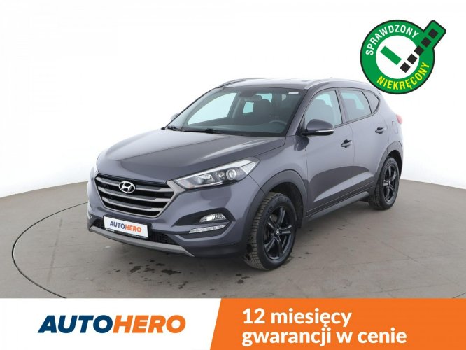 Hyundai Tucson PDC, Podgrzewane fotele, Hak holowniczy, Navi, pełna książka serwisowa III (2015-2020)