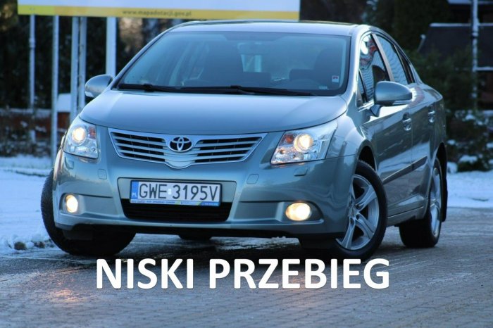 Toyota Avensis Gwarancja24*TYLKO 131 tys kM*Klima*ALU*Konserwacja*Idealny do LPG*Rej. III (2009-)