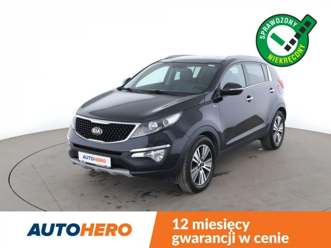 Kia Sportage 4x4, xenon, półskóra, navi, klima auto, grzane fotele i kanapa, kamera III (2010-2015)