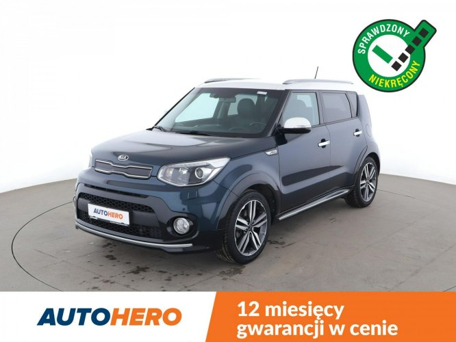 Kia Soul Klima auto, skóra, navi, kamera i czujnki parkowania, grzane fotele II (2014-2019)