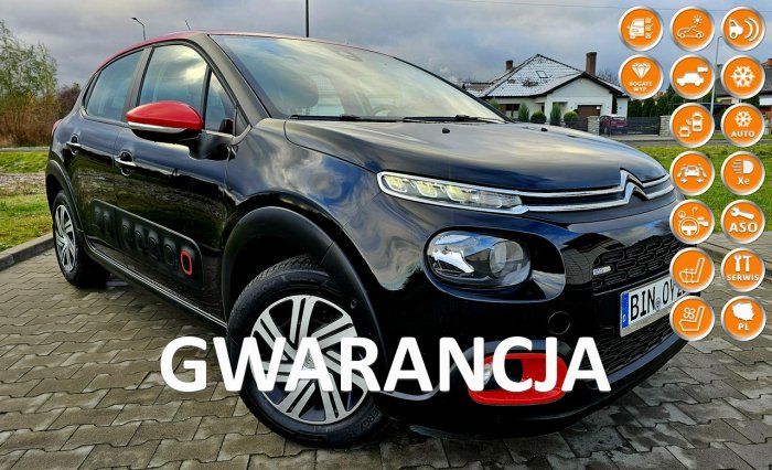 Citroen C3 Citroen C3 1.2 benzyna 2017r * tablet * tempomat * apple Auto * kamera III (2016-)