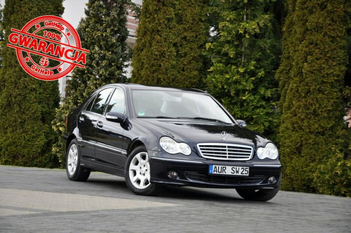 Mercedes C 180 1.8Kompressor(143KM)*Elegance*Welur*Klimatronik*El.Fotele*Alu16"ASO W203 (2000-2007)