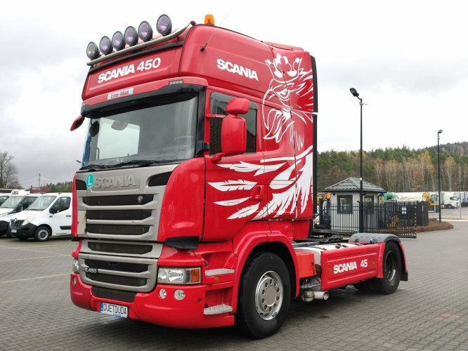 Scania R 450 Topline E6 4x2 Retarder Klima Postojowa !!! Serwisowana Bezwypadkowa Sprawna Zadbana Stan Dobry