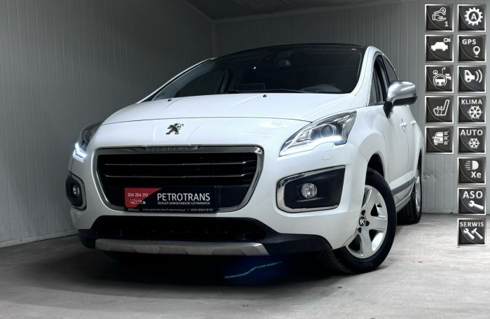 Peugeot 3008 1.6 / 156KM LED  Automat Panorama Nawigacja Kamera Skóra Tempomat I (2009-2016)